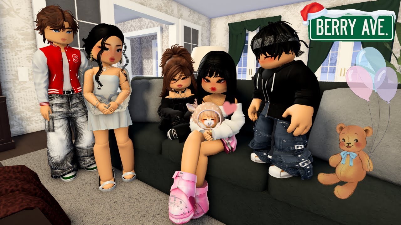 MIS HIJOS CONOCEN A SU NUEVA HERMANITA *JULIAN NO LA QUIERE* BERRY AVENUE ROBLOX #roblox