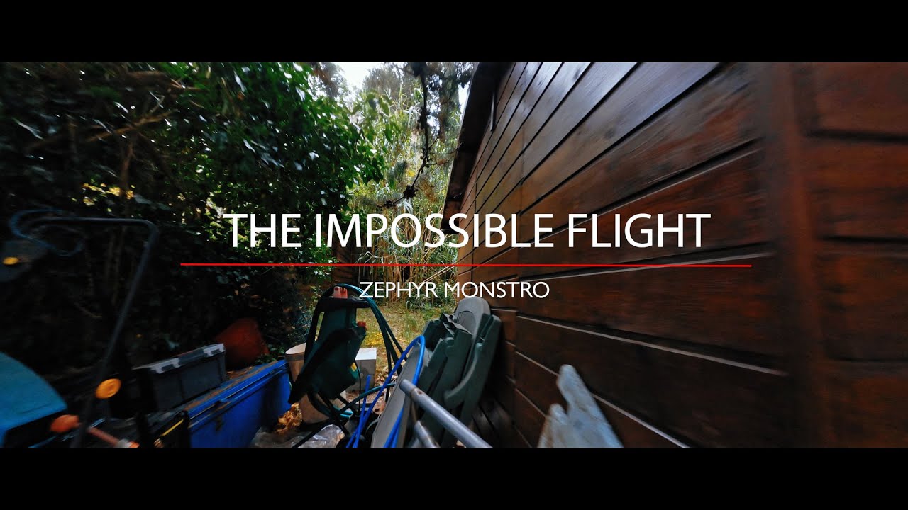 The impossible flight of the Zephyr Monstro and the Hero9 with many closing and cinematic shots