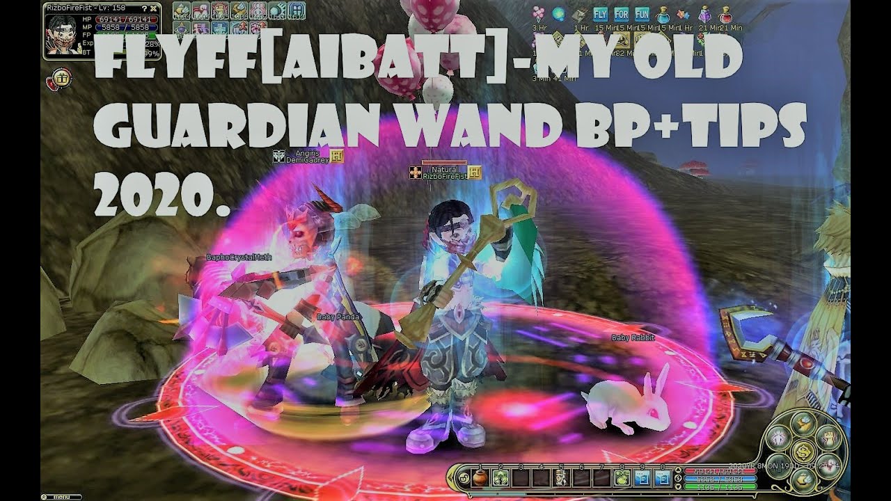 Flyff[Aibatt] - My Old Guardian Wand BP+tips 2020.