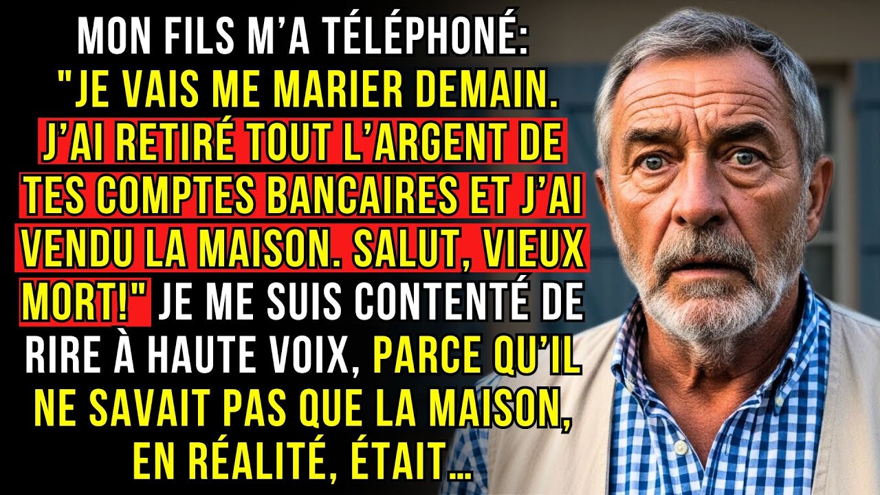 MON FILS M’A TÉLÉPHONÉ: 