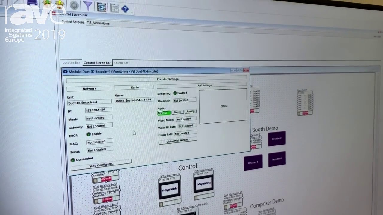 ISE 2019: Symetrix Demos Composer 7.1 Software for DSP Signal Pathing With Visionary Solutions