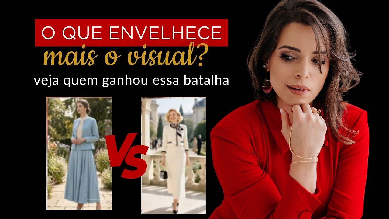QUAL DESSAS ROUPAS ESTÁ TE DEIXANDO MAIS VELHA?