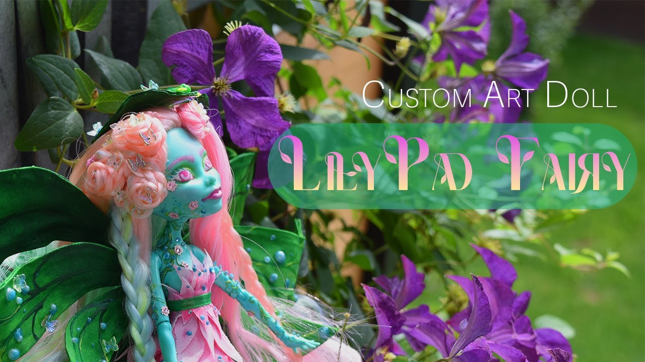 Custom Art Doll: Lily Pad Fairy *Lily Primrose*