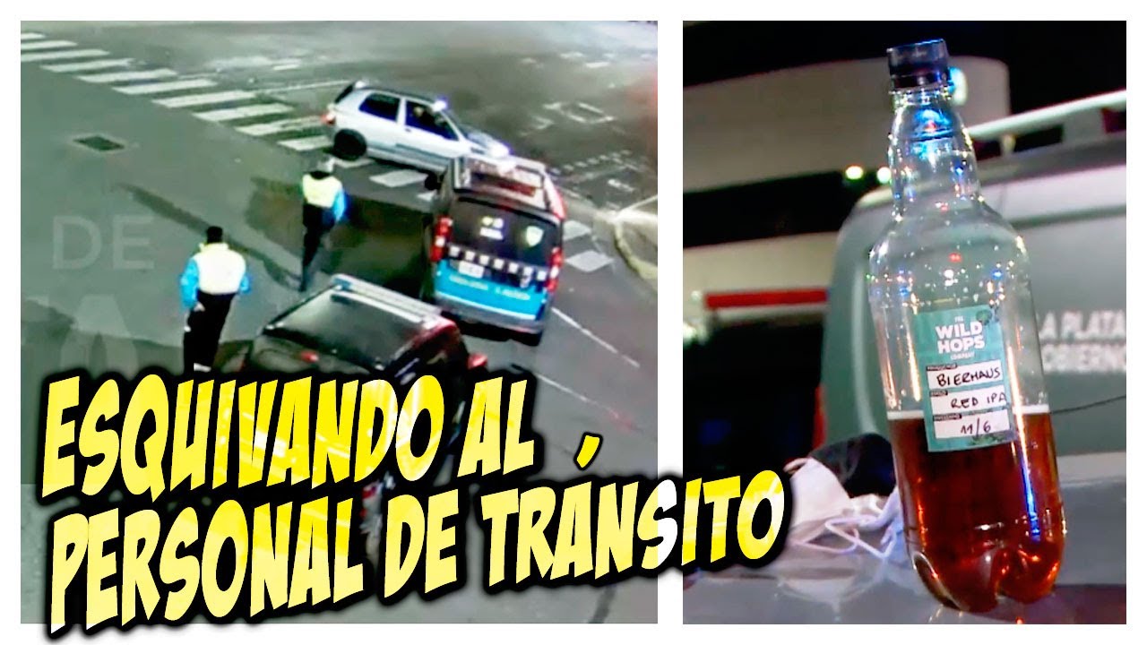 BORRACHO Y SIN PAPELES QUISO ESQUIVAR UN CONTROL DE ALCOHOLEMIA