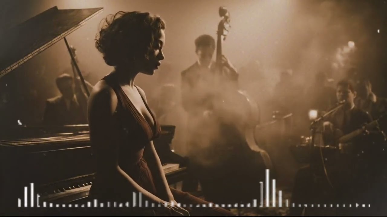 Romantic Jazz Ballad | Smooth Female Vocals, Gentle Piano & Double Bass | 1950s Evening Lounge Music