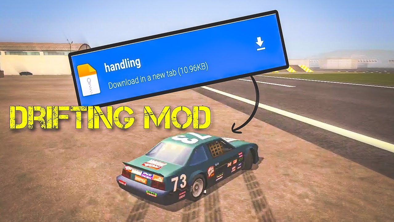 GTA San Andreas drift handling Mod  For Android | How to download Drifting Handling Mod