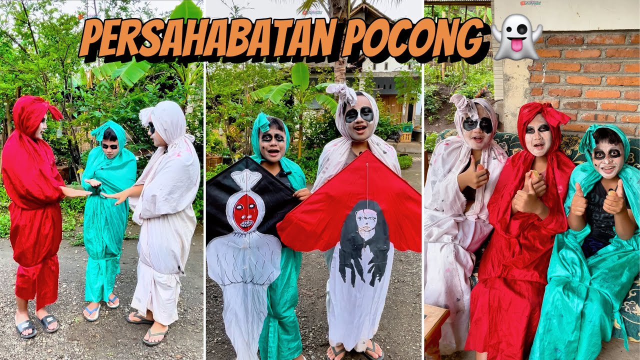 Ketika Para Pocong Main Petak Umpet dan Layangan Berhantu 👻 Endingnya Makan Apel dari Dunia Lain 🤣