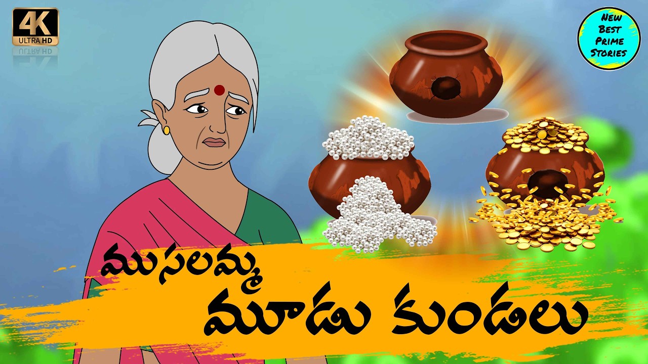 NEW BEST PRIME STORIES  ముసలమ్మ మూడు కుండలు  STORIES IN TELUGU  TELUGU STORIES 4k  తెలుగు కొత్త కథలు