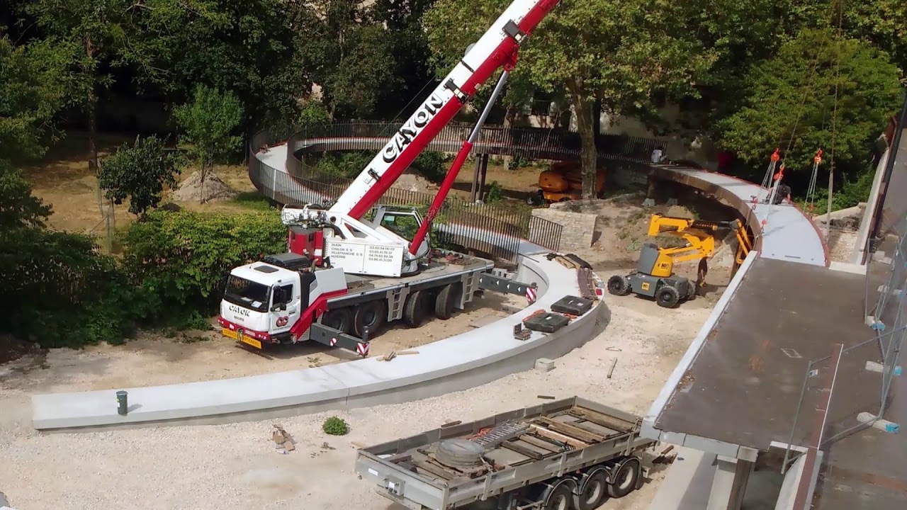 Inauguration de la passerelle de l'Arquebuse