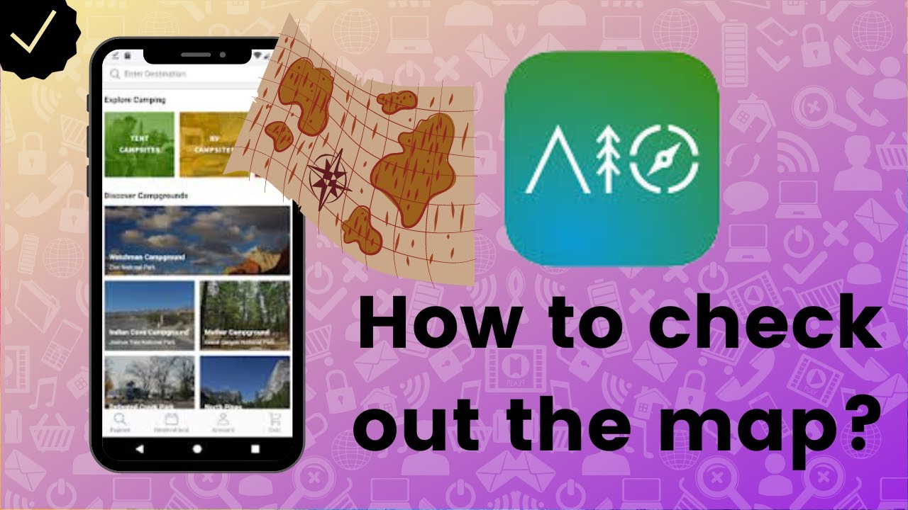 How to check out the campground map on Recreation.gov?