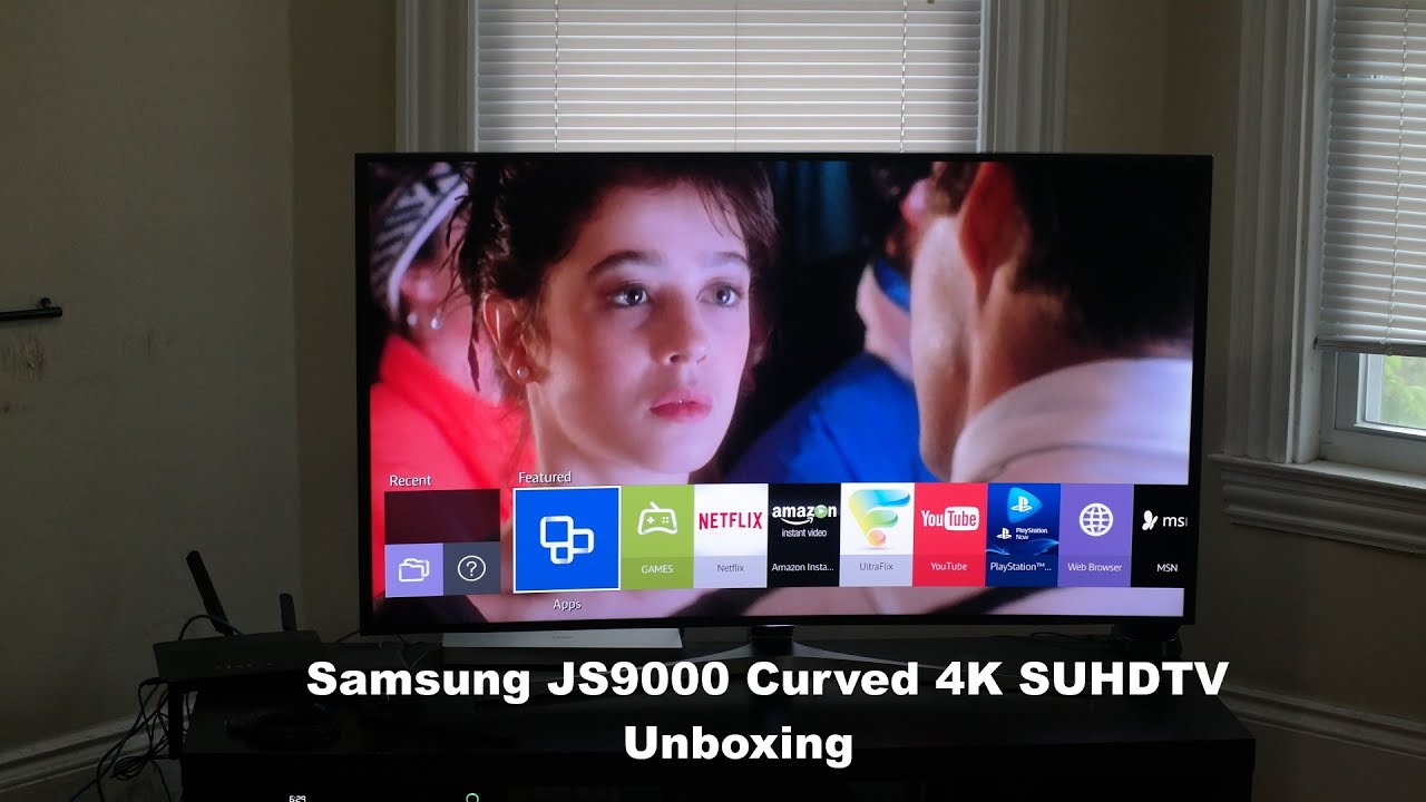 Samsung UN55JS9000 Curved 4K SUHDTV Unboxing [4k]