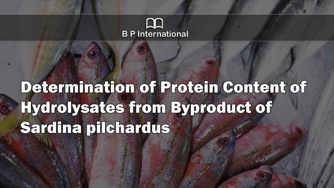 Determination of Protein Content of Hydrolysates from Byproduct of Sardina pilchardus