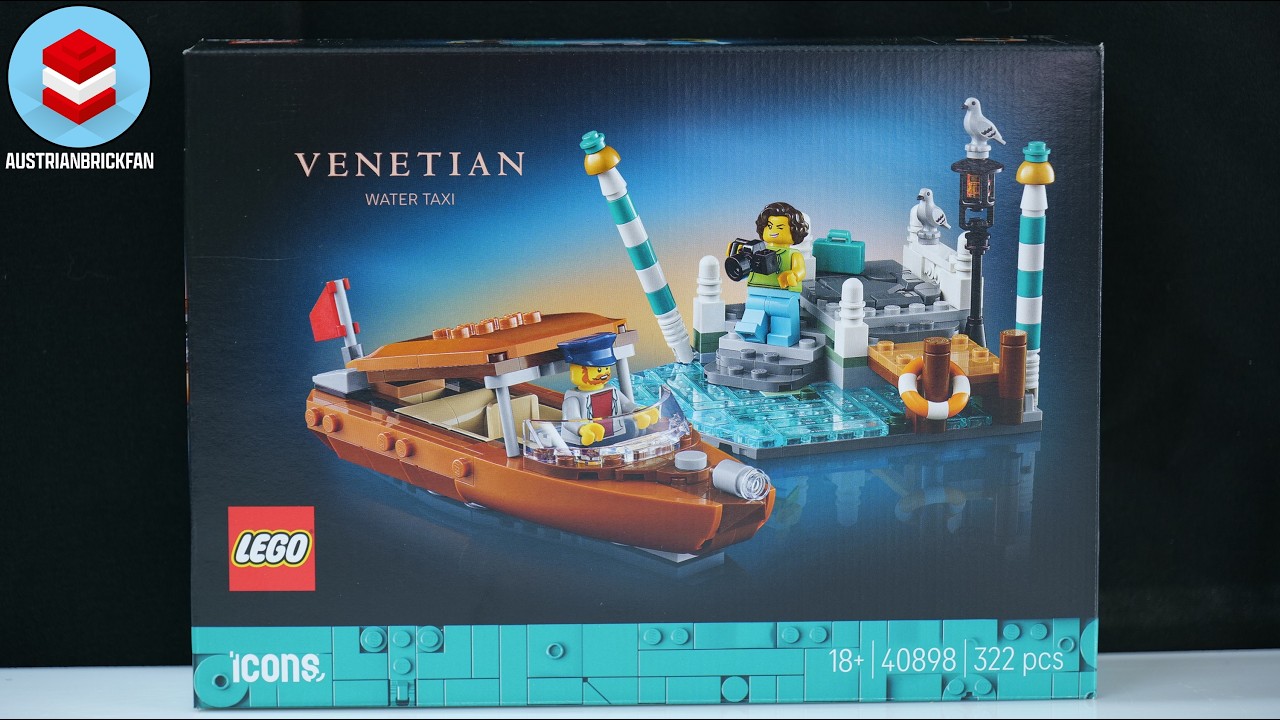 LEGO Icons 40898 Venetian Water Taxi Speed Build