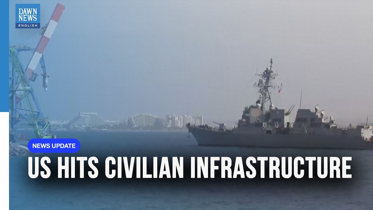 US Hits Civilian Infrastructure In Southern Iran | News Roundup | Dawn News English