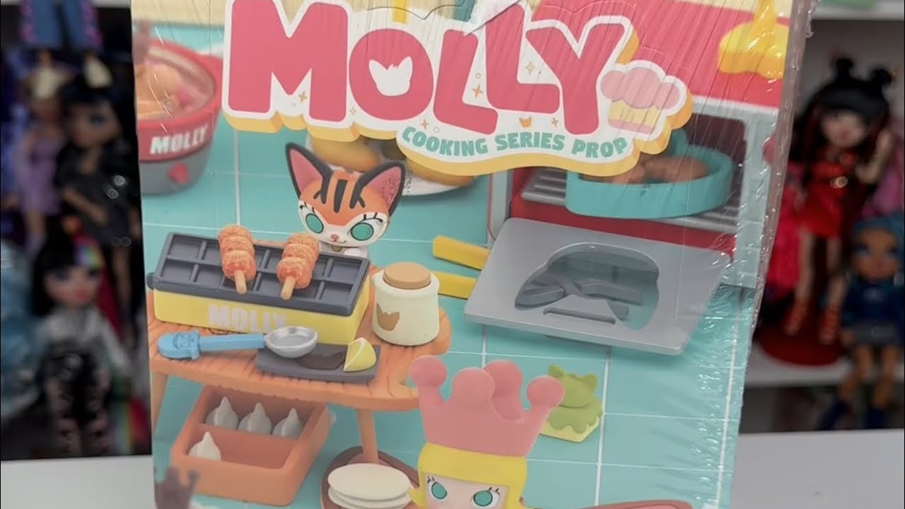 PopMart Molly Cooking Series Prop Full Set Unboxing!