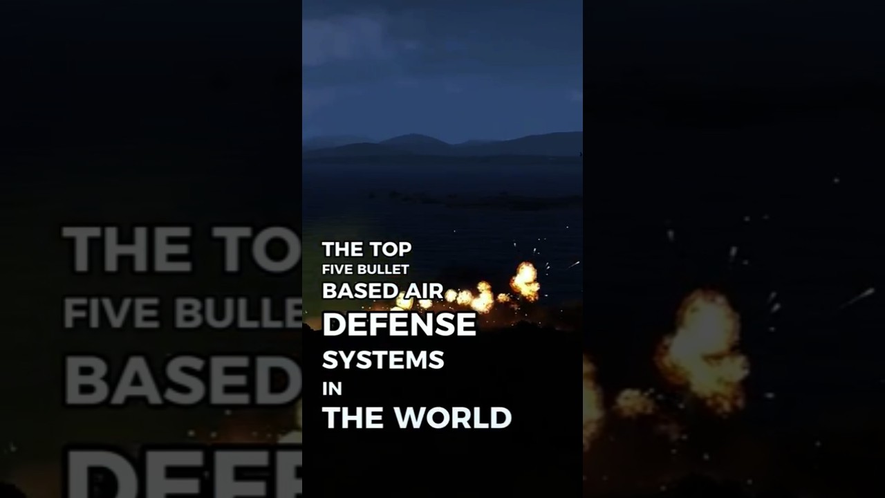 The Five Best Bullet Based Air Defence Systems #ranking #airdefencesystem