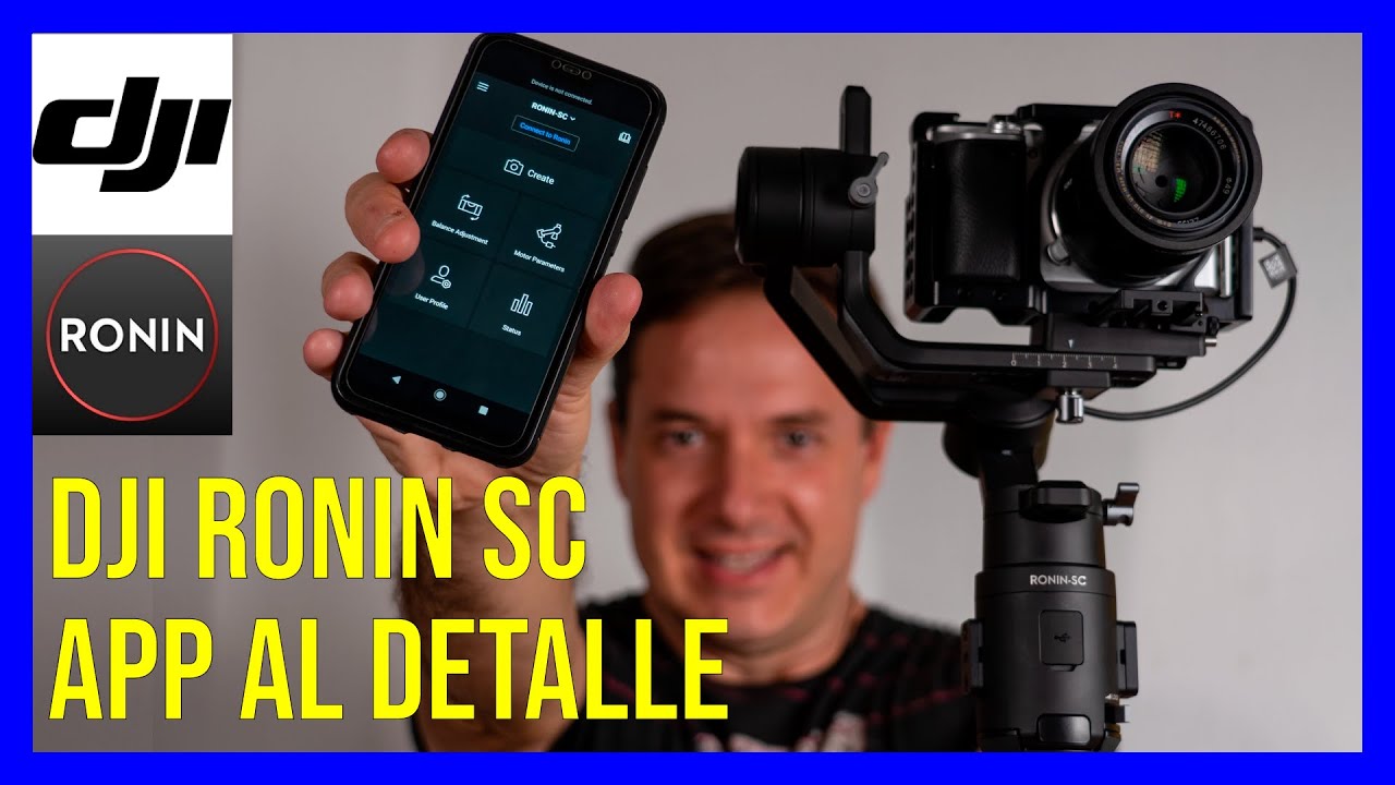 DJI RONIN SC ENGLISH Modes 🍀 Ronin APP PROFILES ❤️ Well Explained | TUTORIAL