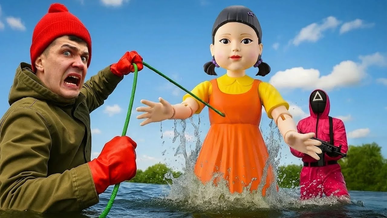 Нашли ОСТРОВ из ИГРЫ В КАЛЬМАРА 3, во время магнитной рыбалки!