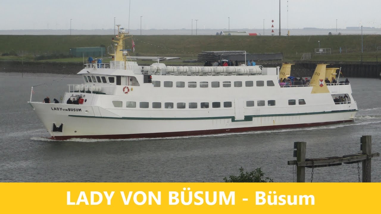 Ankunft und Drehmanöver MS LADY VON BÜSUM