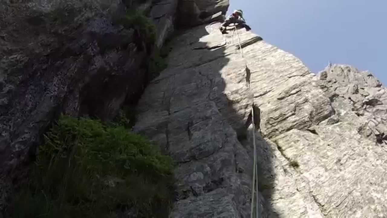 Climbing Munich Climb, Tryfan