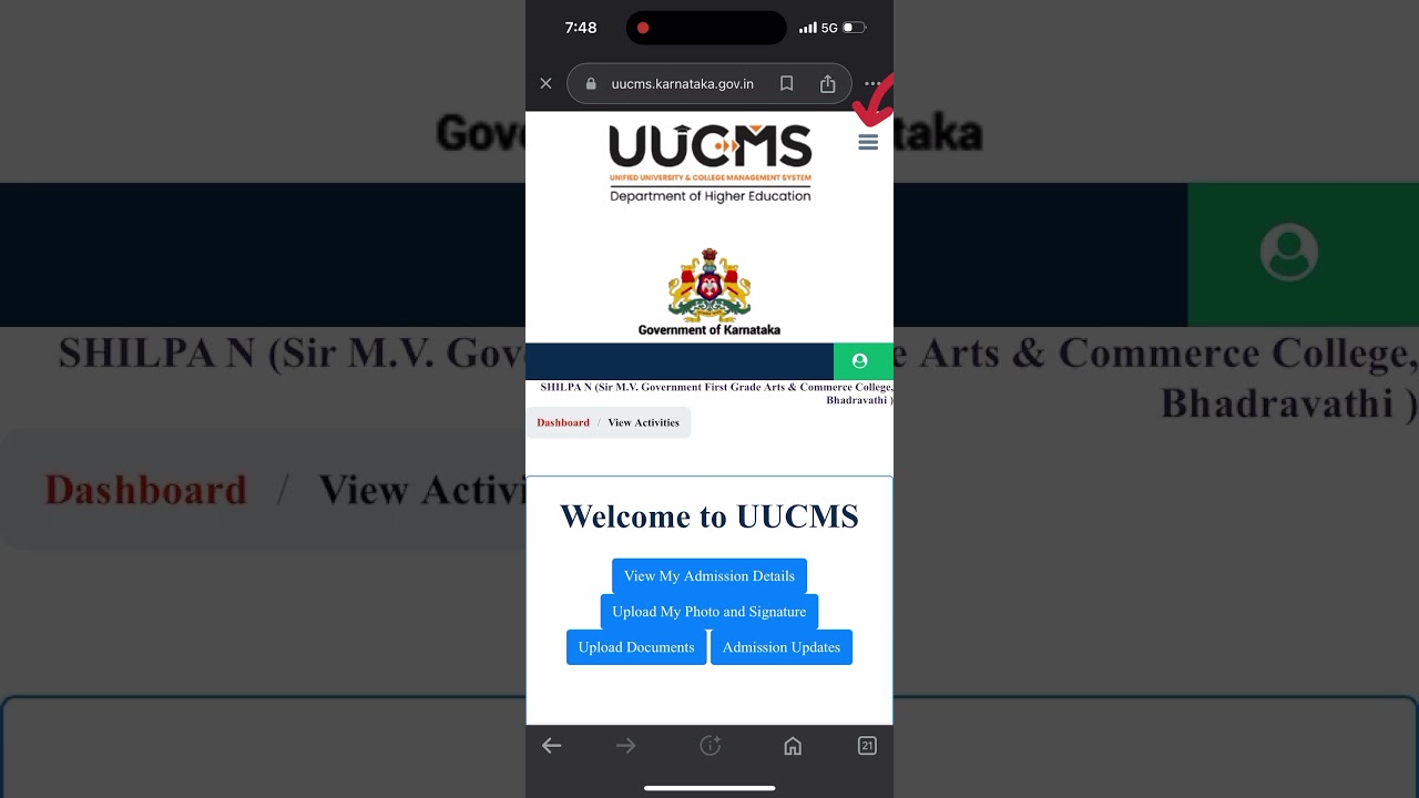 How to check 5thsem results in uucms /degree students #B.com