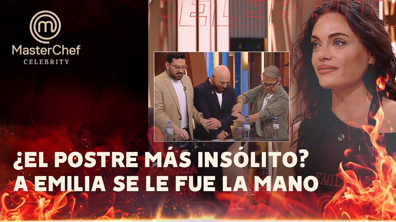 “Estoy súper confundido”: el postre de Emilia Attias que descolocó al jurado de Masterchef Celebrity