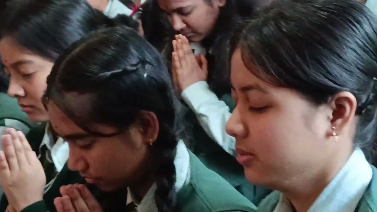 Blessing ceremony in Gurukul 2026 HSLC batch....God bless you all.....
