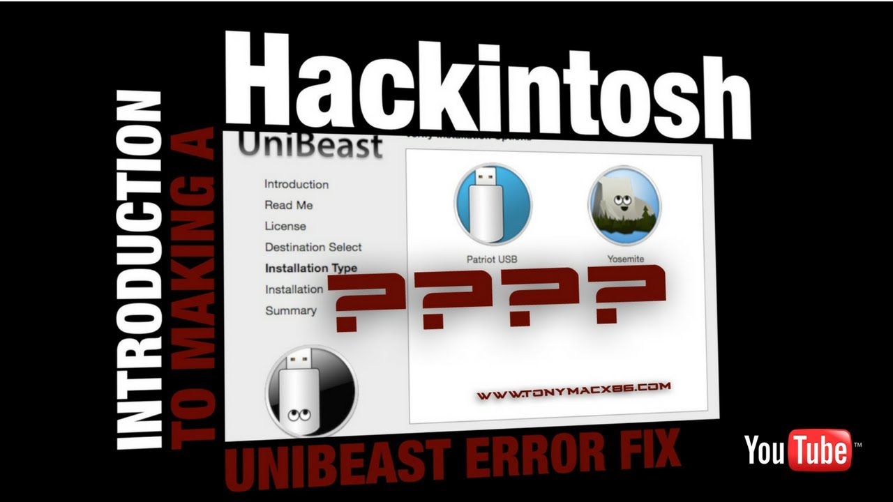 How to fix Unibeast Error 