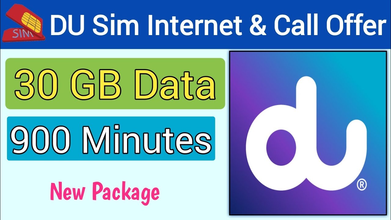 How do I Get Du Sim 900 Minutes International | Du sim free internet 2024