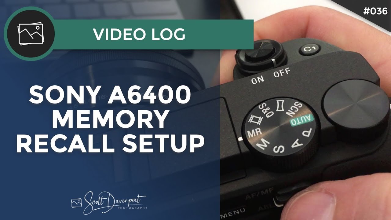 Настройка вызова памяти Sony A6400