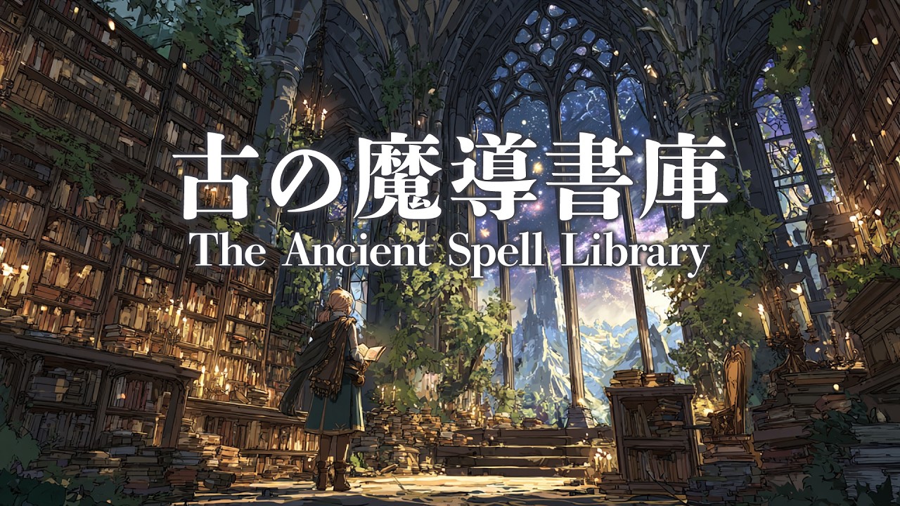 【ケルトファンタジーBGM】魔導書司書の一日｜作業・勉強｜Celtic Fantasy  BGM