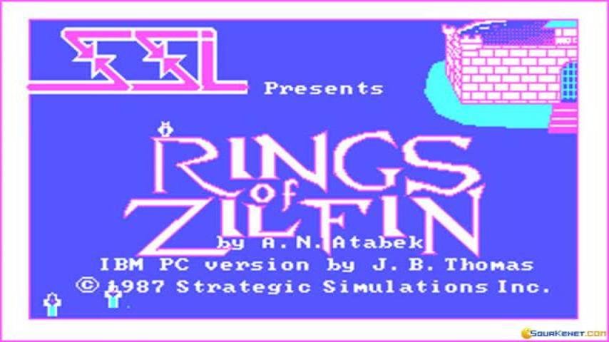 Rings of Zilfin gameplay (PC Game, 1986)