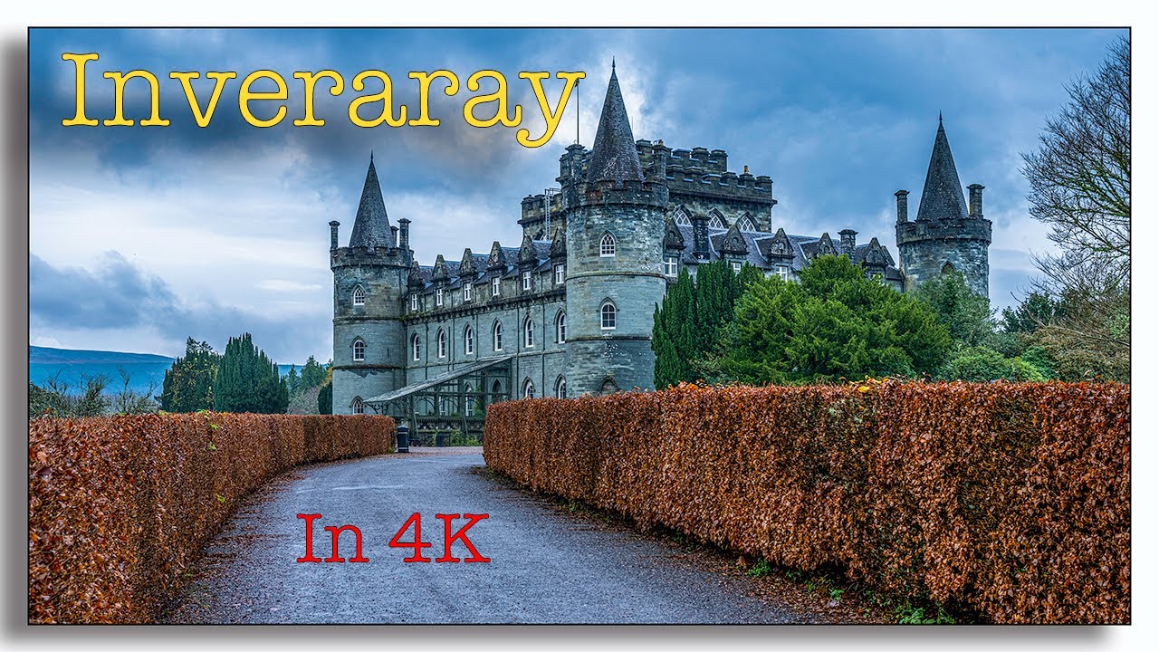 STUNNING Inveraray Castle and town walk in 4K