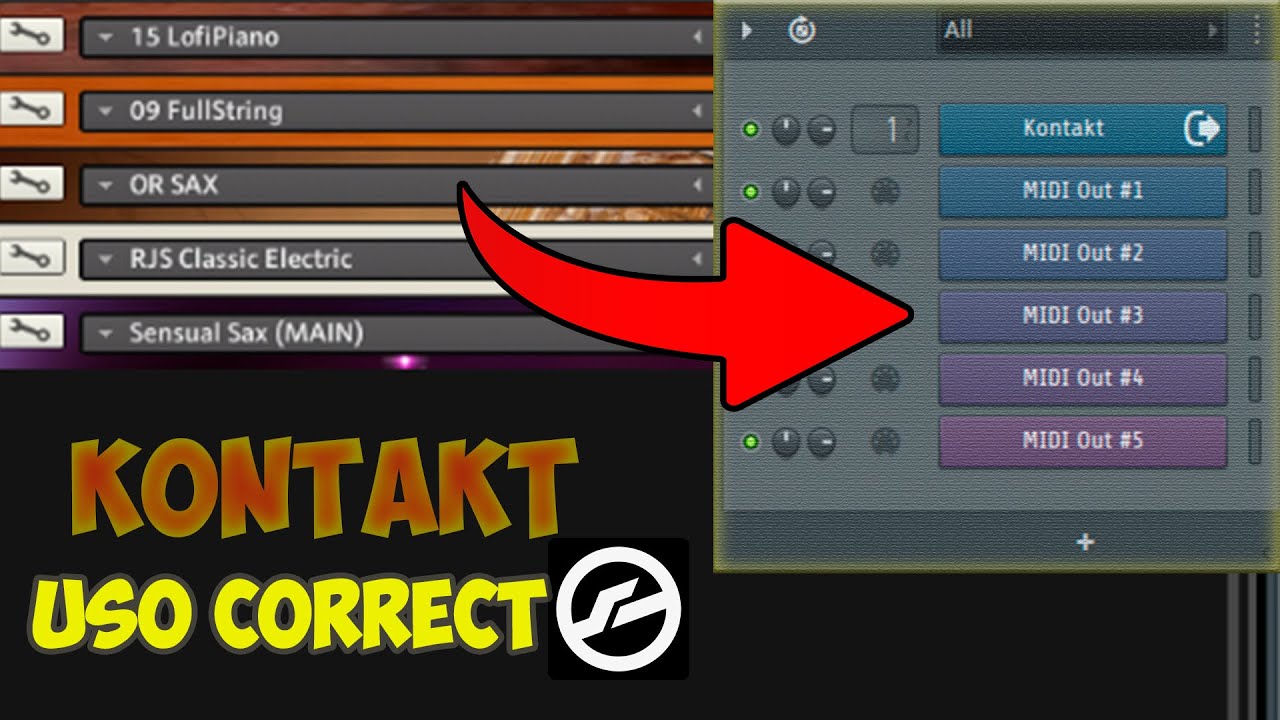 Cómo Usar Kontakt Multicanal para Varios Instrumentos (Guía Completa)