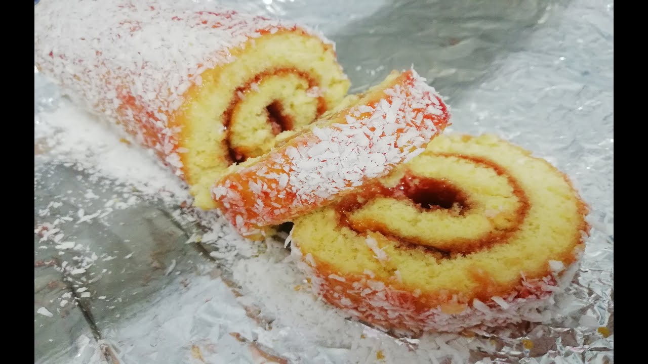 Swiss Roll | Swiss Roll Jam | Sponge Vanille | Genoise Vanille | Genoise Jam | Mauritius | TTK
