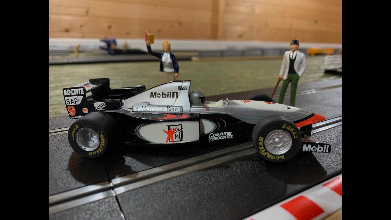 A 2023 Review of Scalextric F1 McLaren MP4/12 Formula One Championship Winning Slot Car - Track Test