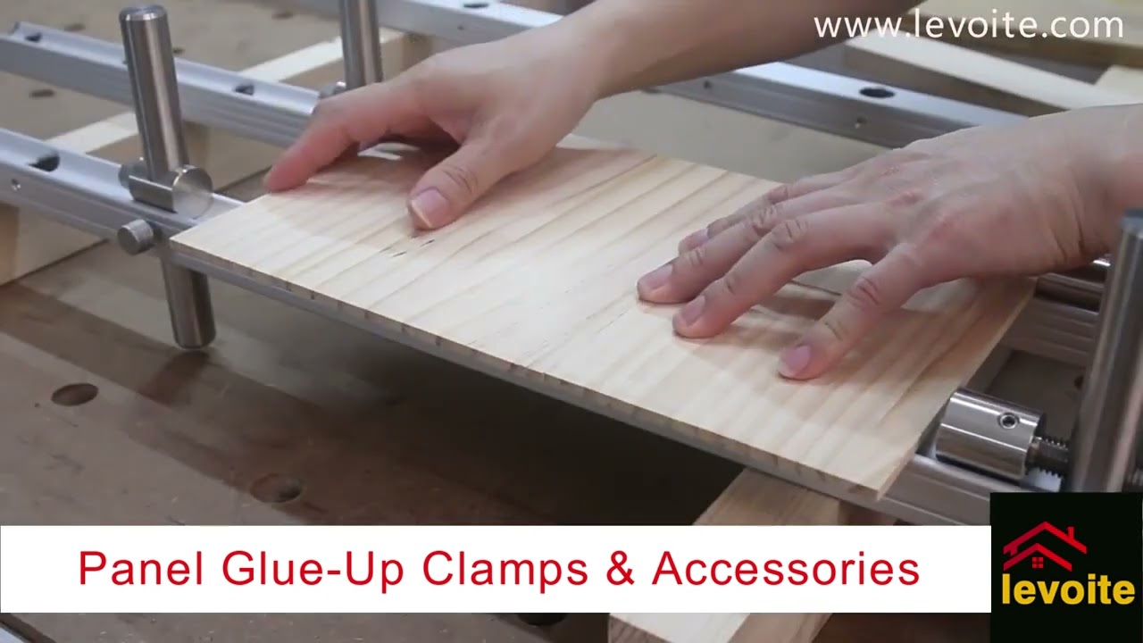 Levoite&trade; Panel Glue-Up Clamps | Panel Gluing Clamps for Woodworking