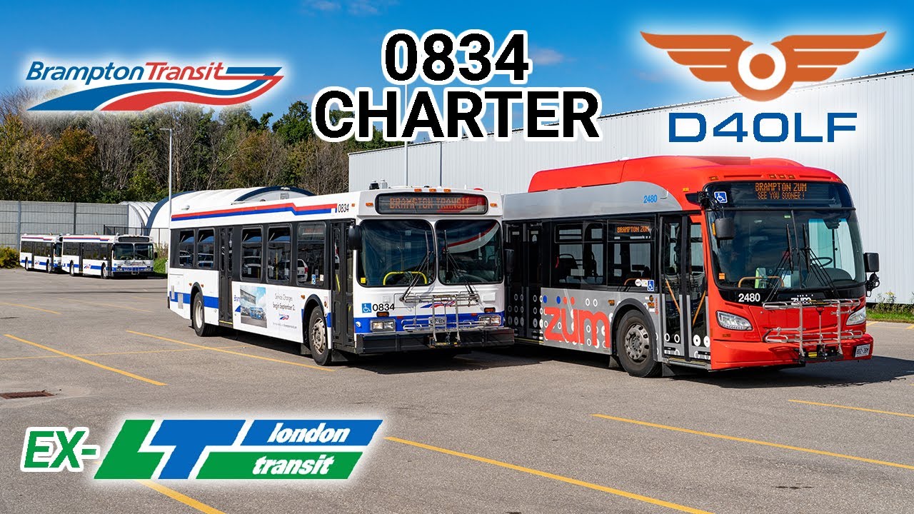 Brampton Transit D40LF 0834 Charter