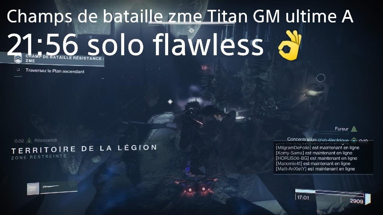 Champs de bataille zme Titan 21:56 💪