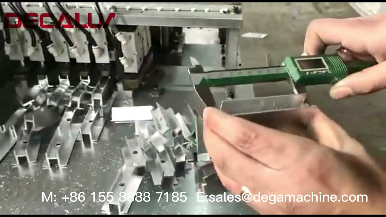 Automatic Cutting and Punching Machine for Middle Clamp and End Clamp