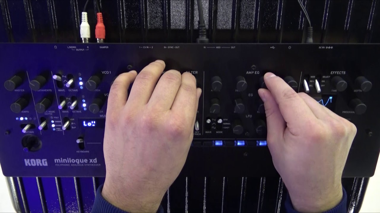 Korg Minilogue XD - Factory Presets Demo (No Talking)