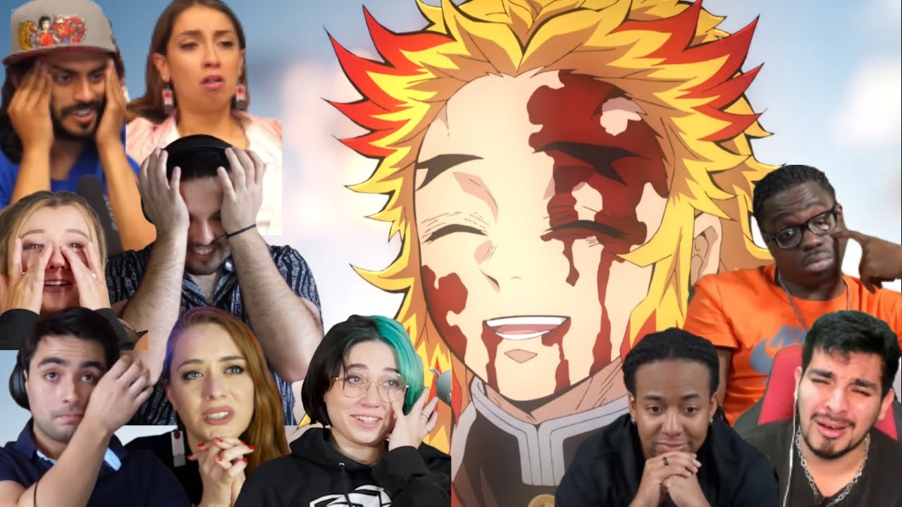 [MOST EMOTIONAL SCENE] | RENGOKU'S DEATH | Demon Slayer Movie Mugen Train REACTION COMPILATION