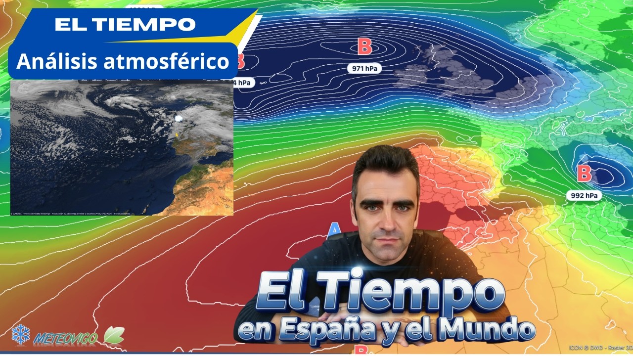 Vigilando al ANTICICLÓN 🅰️ para la semana, pero seguirán mandando las BORRASCAS 🅱️ ATLÁNTICAS
