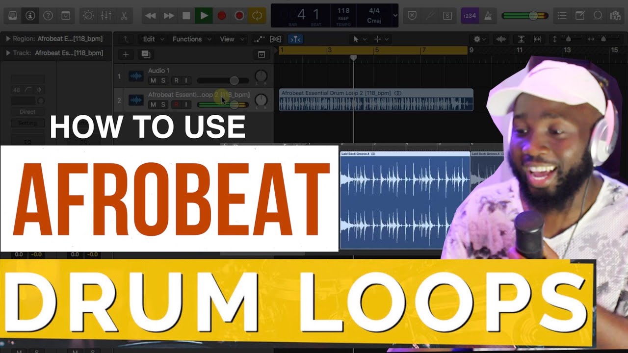 HOW TO USE AFROBEAT DRUM LOOPS THE RIGHT WAY | MUSIC PRODUCER TUTORIAL | LOGIC PRO X | TIPS &TRICKS