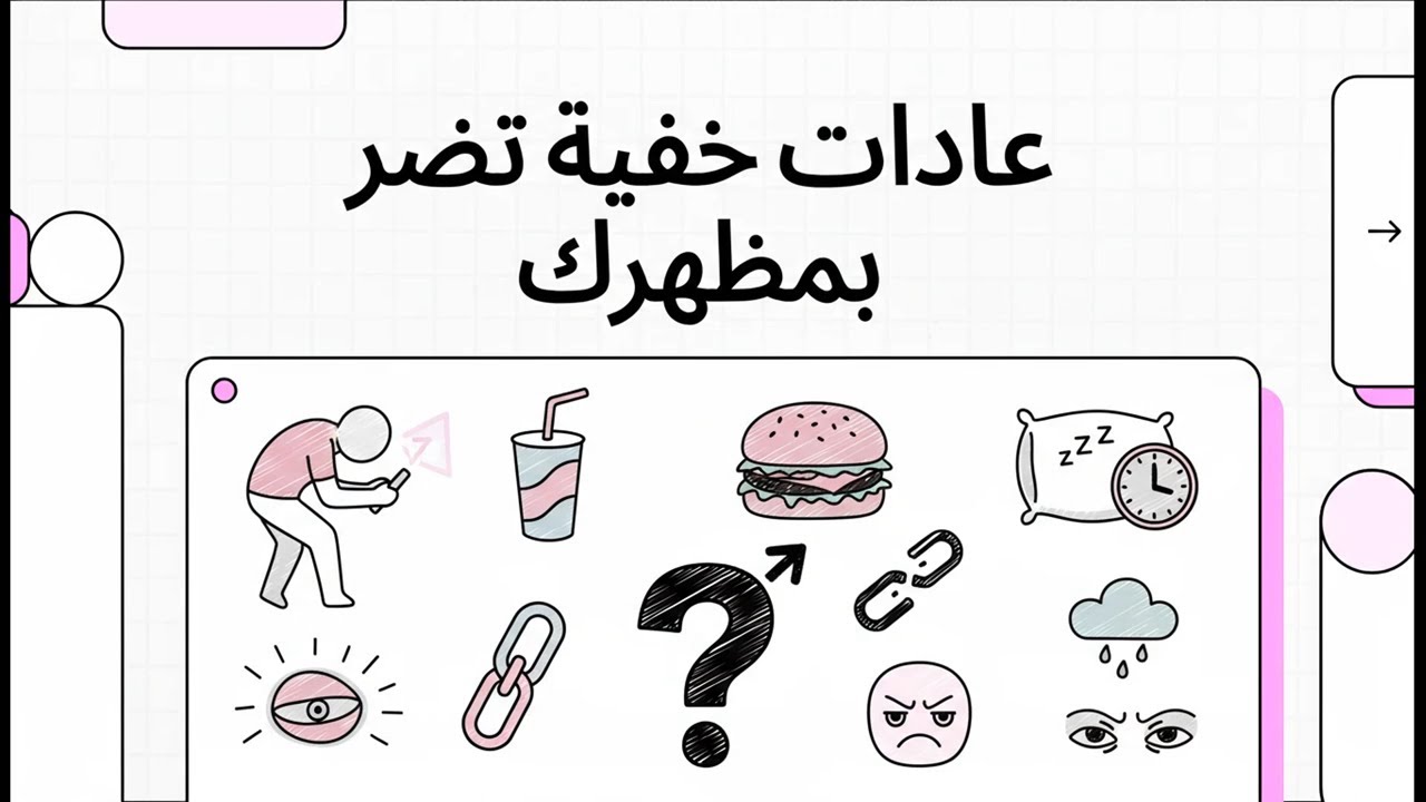 عادات خفية تضر بمظهرك