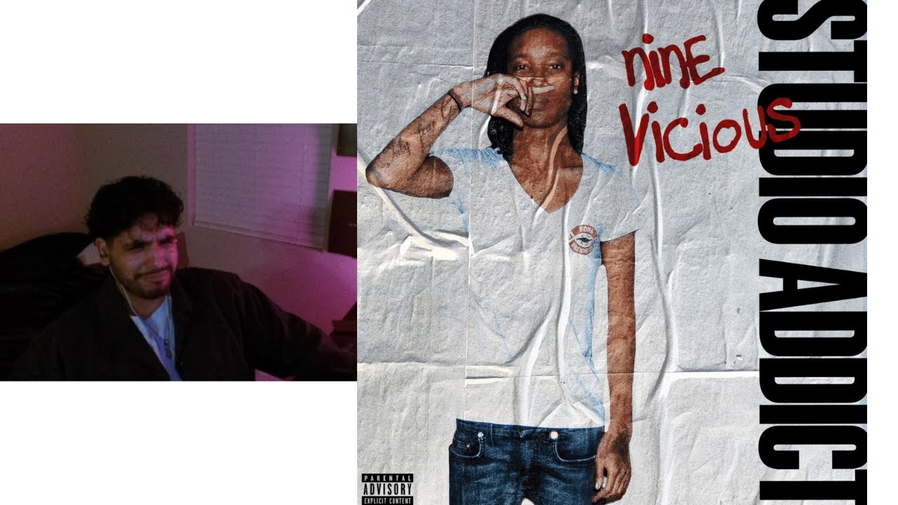 UNC REACTS TO NINE VICIOUS - STUDIO ADDICT - FIRST LISTEN - HIS BAG IS CRAZY