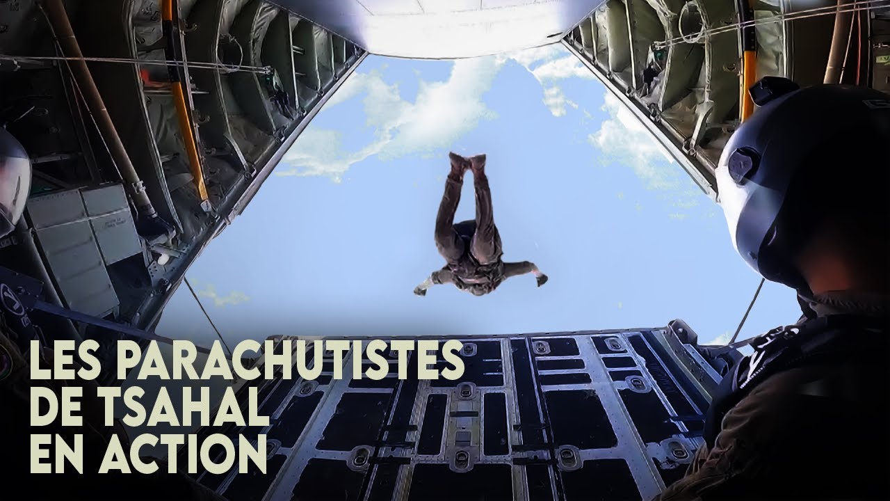 Voici &agrave; quoi &ccedil;a ressemble d'&ecirc;tre un parachutiste de Tsahal