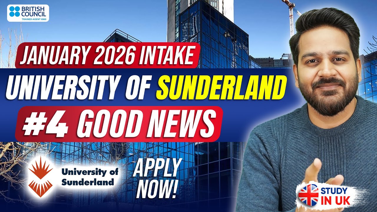 University of Sunderland London Campus | Open for January Intake 2026 UK | Apply Now