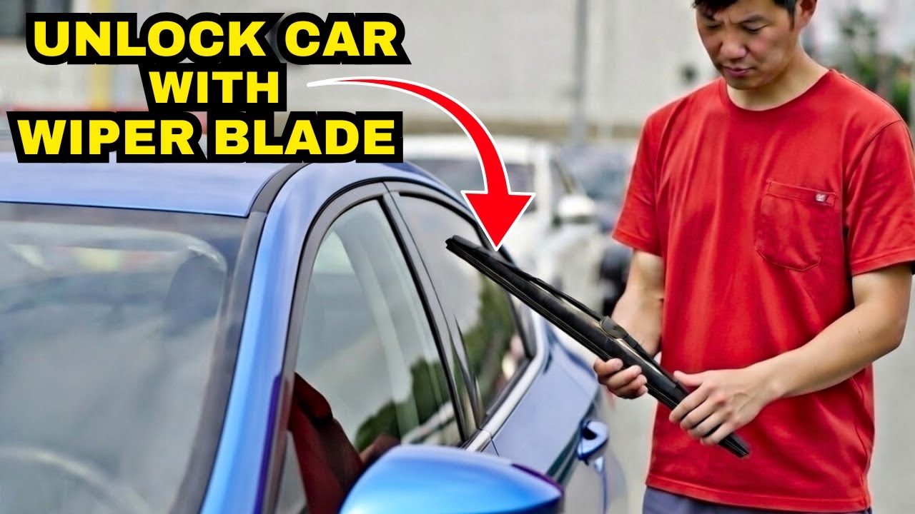 Unlock a car door with a Wiper Blade!