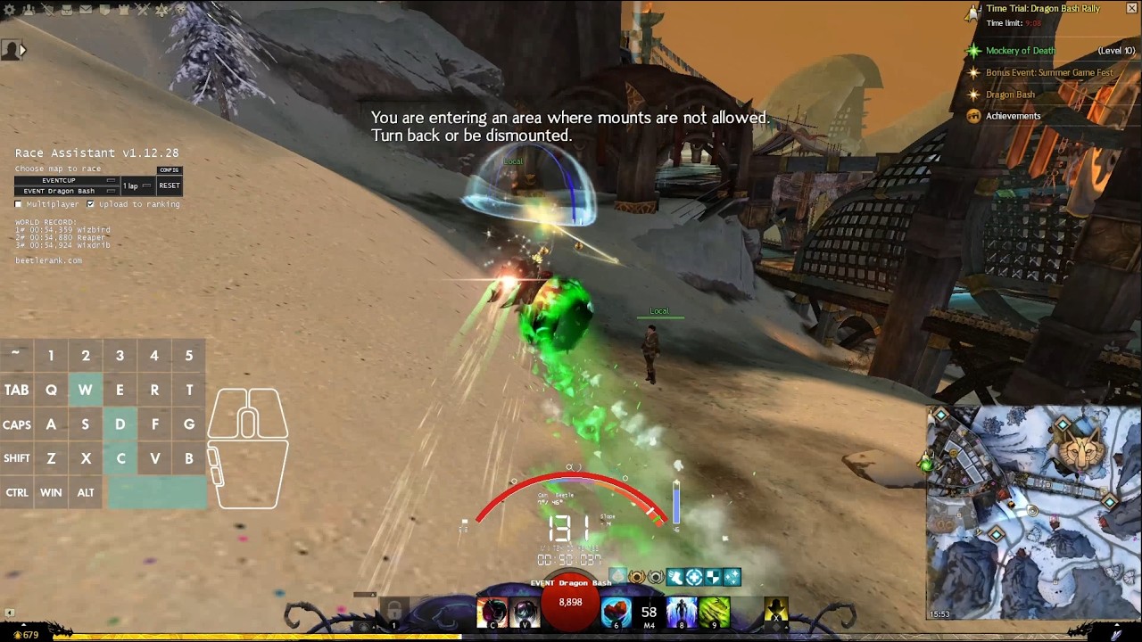 GW2 - [2026] (Roller Beetle) Time Trial: Dragon Bash Rally [00:56.440] | Hoelbrak